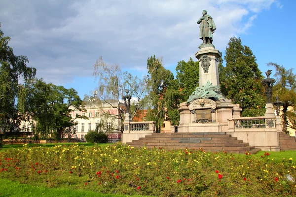 Varsóvia - Adam Mickiewicz — Fotografia de Stock