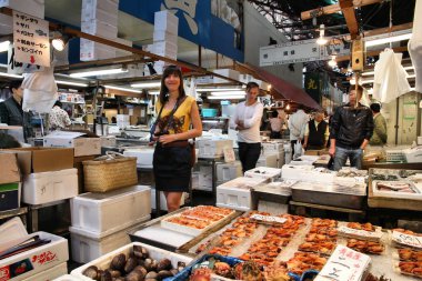 tsukiji balık pazarı
