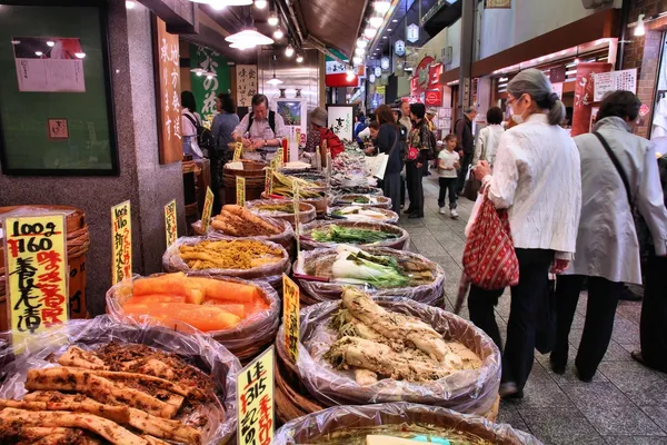 京都市场 — 图库照片