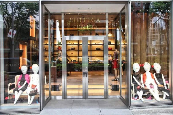 Tienda de moda Bottega Veneta — Foto de Stock