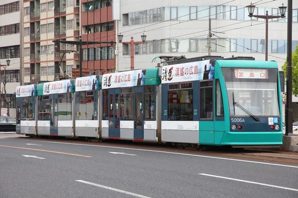 广岛电车 — 图库照片