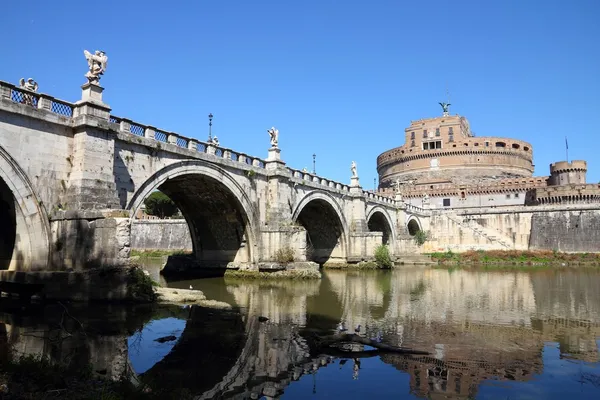 Rzym - castel sant angelo — Zdjęcie stockowe