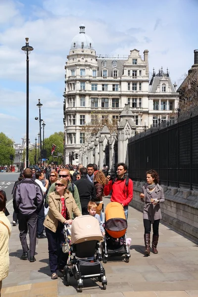 Londen toeristen — Stockfoto