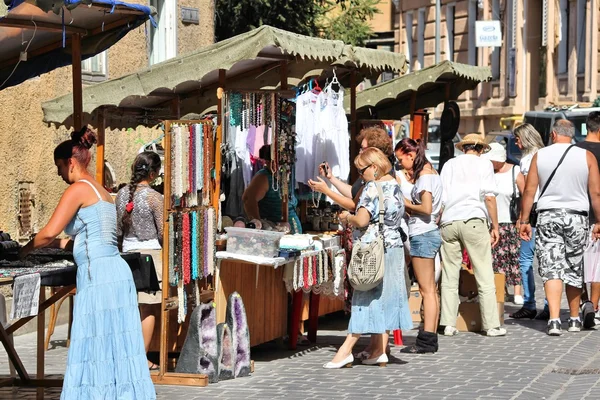 Rumänien Souvenirläden — Stockfoto