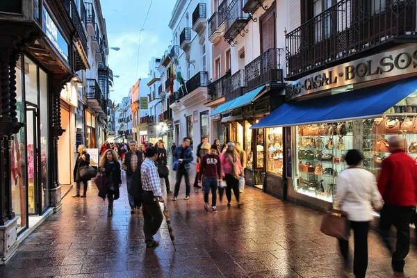 Sevilla shopping — Stockfoto