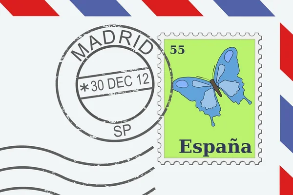 Lettre de l'Espagne — Image vectorielle