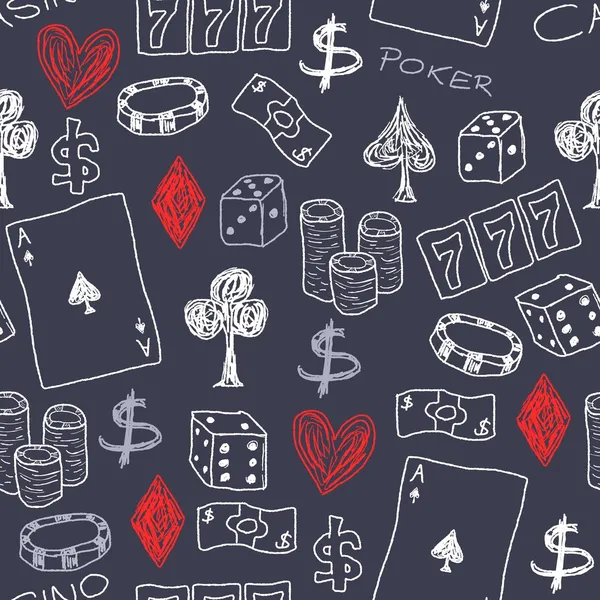 Fondo del Casino — Vector de stock