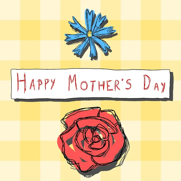 Celebração do Dia das Mães — Vetor de Stock