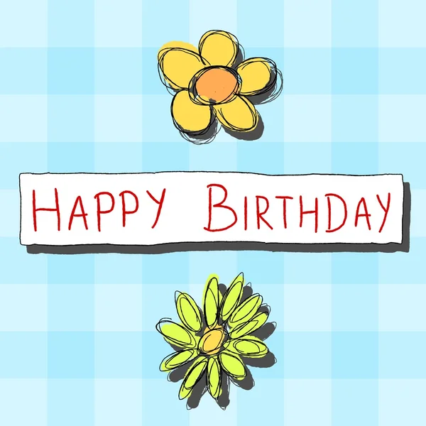 Birthday card — Stock Vector