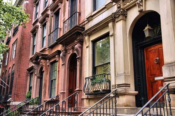 Casa adosada en Nueva York —  Fotos de Stock