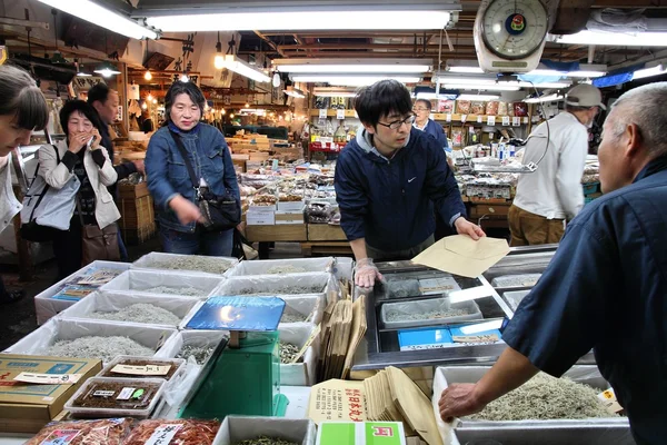 Mercado de peixe tokyo — Fotografia de Stock