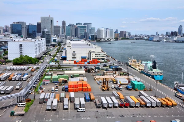 Port morski w Tokio — Zdjęcie stockowe