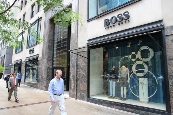 Hugo Boss áruház — Stock Fotó