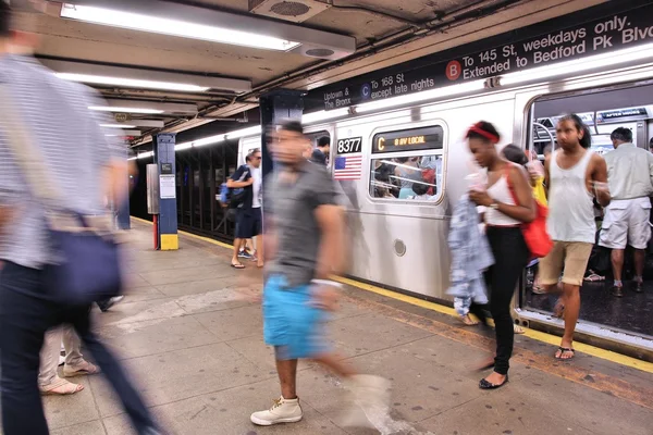 New York tunnelbana — Stockfoto