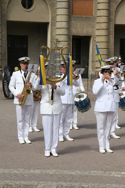 Militaire band in Zweden — Stockfoto