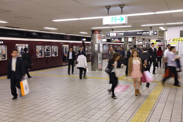 Osaka subway — Stock Photo, Image