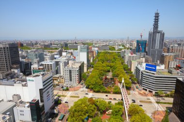 central park ile şehrin havadan görünümü