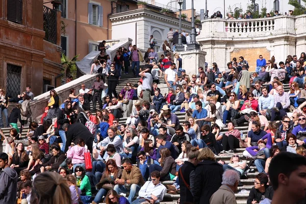 Rome tourists — Stock Photo, Image