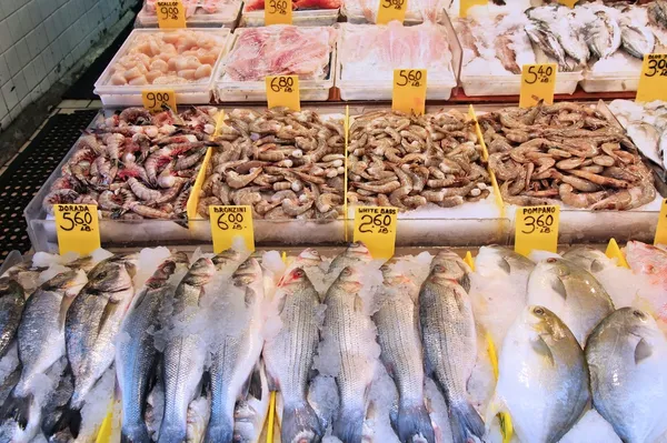 Fischgeschäft in New York — Stockfoto