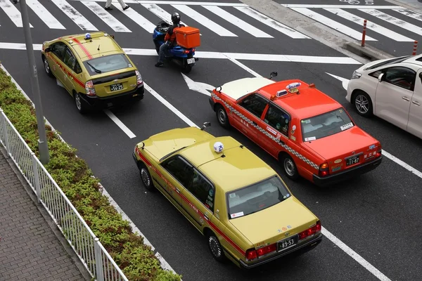 东京出租车 — 图库照片