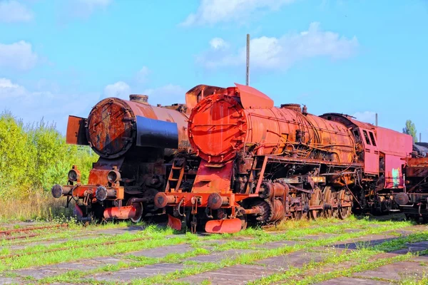 Trein kerkhof — Stockfoto