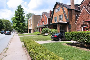 shadyside bölgesinin konut mahalle.