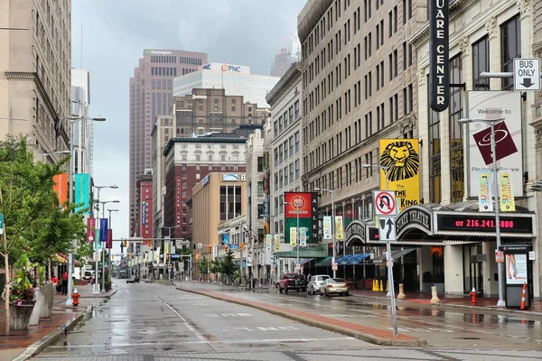 View along famous Euclid Avenue — Stock fotografie