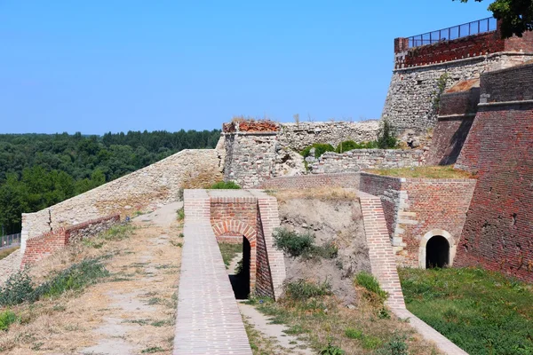 Bělehrad, Srbsko - pevnost kalemegdan slavné, staré pevnosti — Stock fotografie