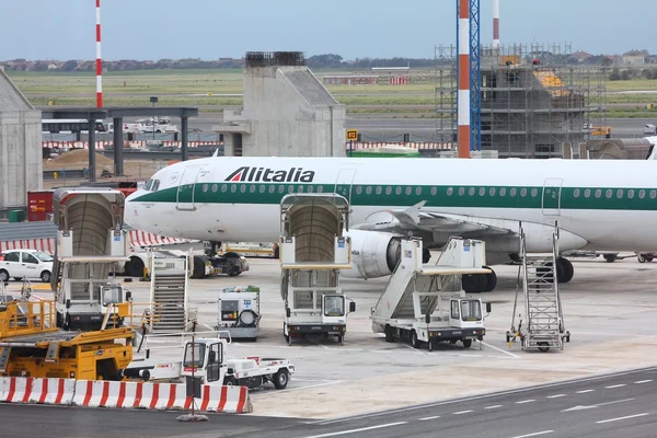 Alitalia Airbus a321 — Zdjęcie stockowe