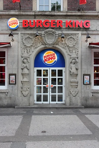 Burger king rychlé občerstvení — Stock fotografie