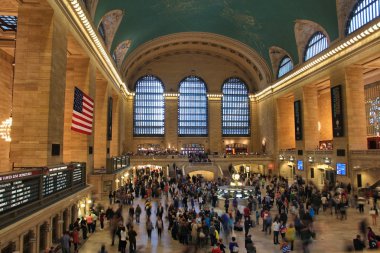 insanlar grand central terminali 7 Haziran 2013 new York'ta acele.
