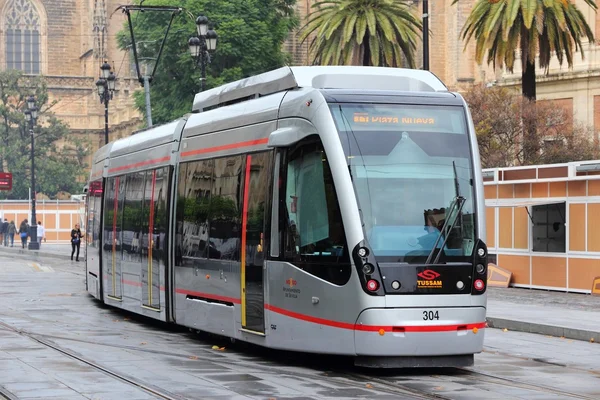 Sevilla tramvaje — Stock fotografie