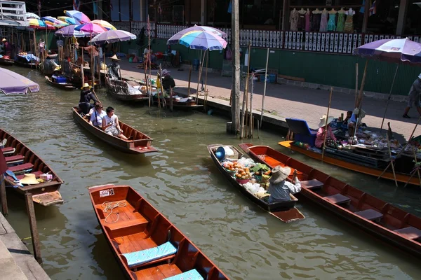 Таїланд плавучий ринок — стокове фото