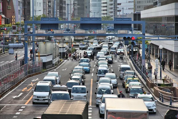 Osaka traffic — Stock Photo, Image