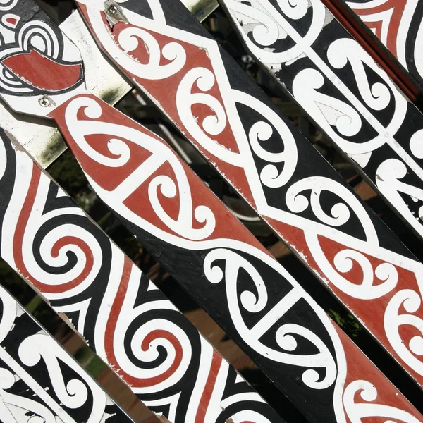 Adorno maorí — Foto de Stock