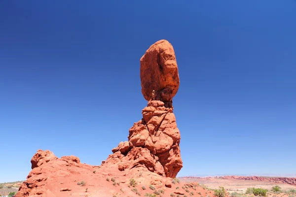 平衡的岩，犹他州 — 图库照片