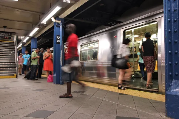 Metro v New Yorku — Stock fotografie