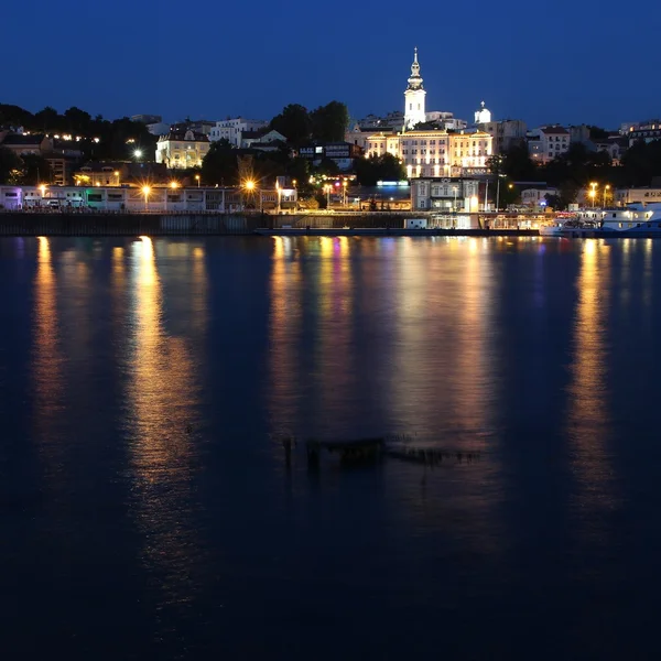 Belgrado noite — Fotografia de Stock