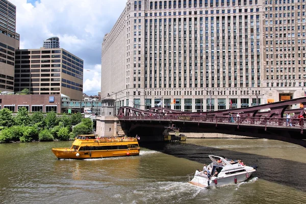 芝加哥水上出租车 — 图库照片