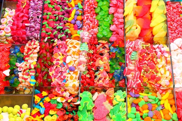 Színes cukorkák — Stock Fotó