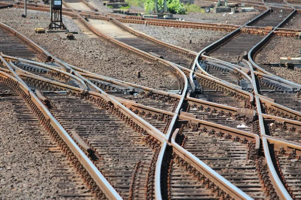 Demiryolu geçiş — Stok fotoğraf