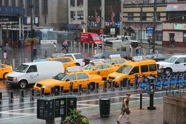 New York regn — Stockfoto