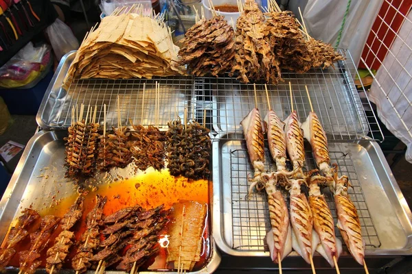 Mercato alimentare in Thailandia — Foto Stock