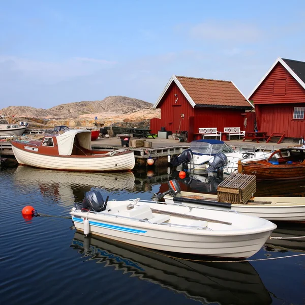 Norvégia halászati falu — Stock Fotó
