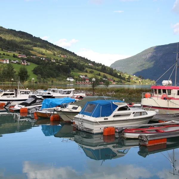 Marina en Noruega — Foto de Stock