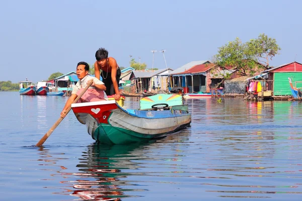 캄보디아-tonle 수액 — 스톡 사진