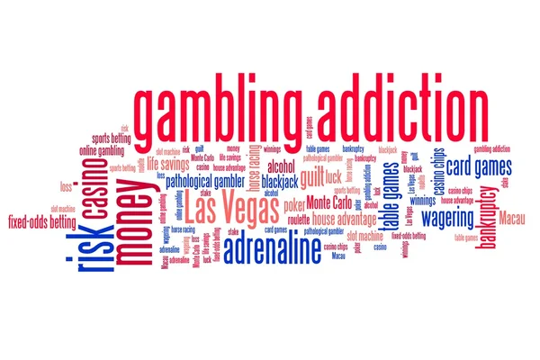 Gambling words — Stock Photo, Image