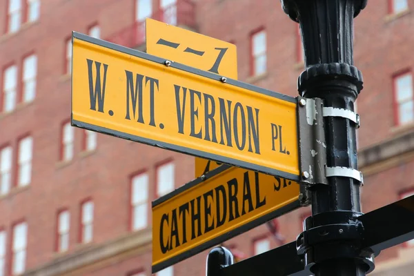 Baltimore - Mt Vernon — Stock Photo, Image