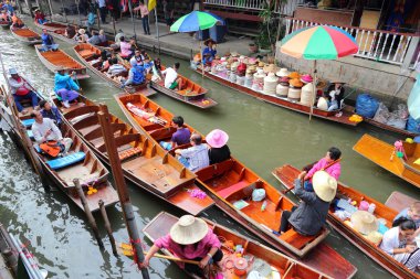 yüzen market, Tayland