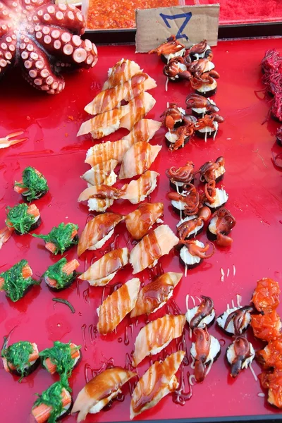 Sushi buffet — Stockfoto